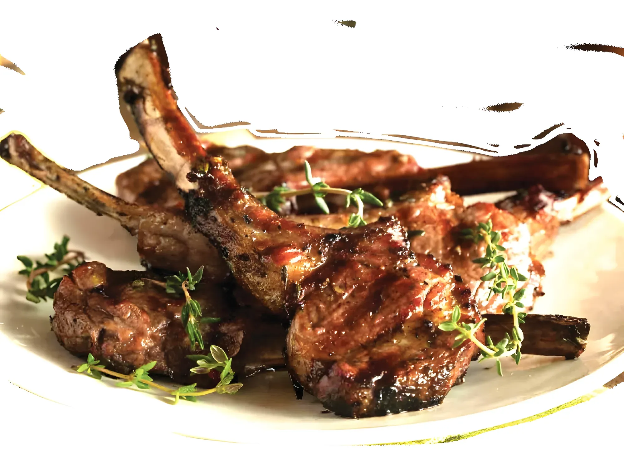 Grilled lamb chops